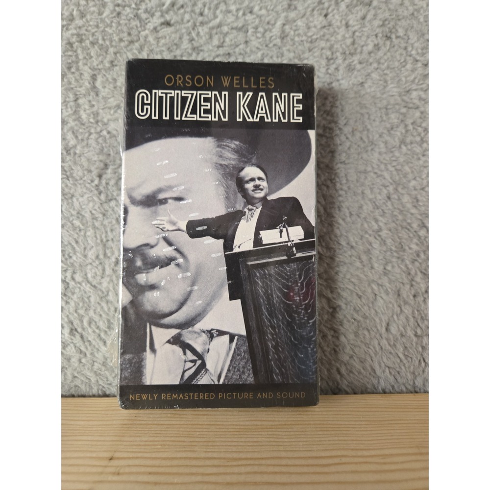 Citizen Kane VHS New Sealed Orson Welles Classic Film Remastered Vintage